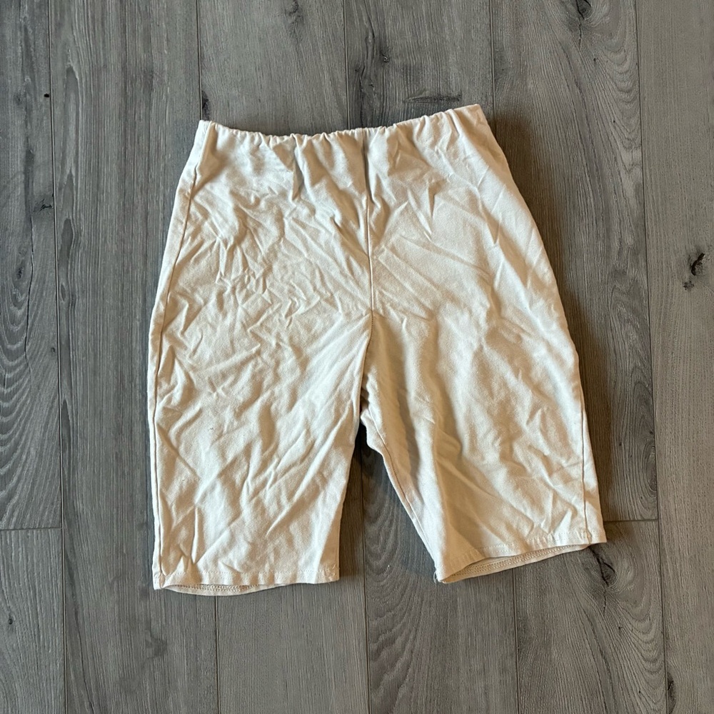 Pretty Little Thing Nude Bike Shorts